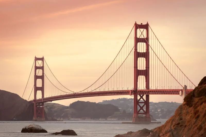 A photo of the Golden Gate Bridge